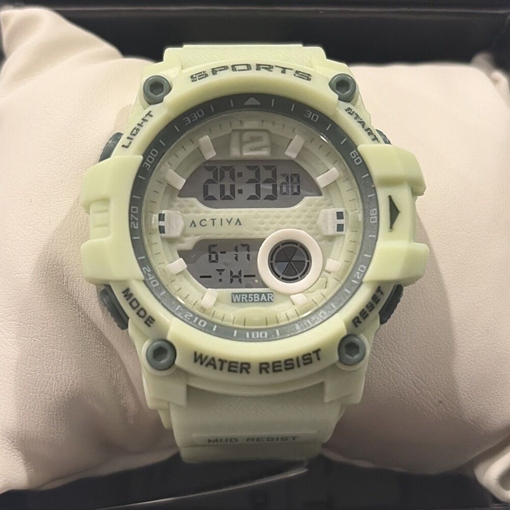 Activa X Invicta 46mm Digital Women’s Watch Mint Green ACW533-008